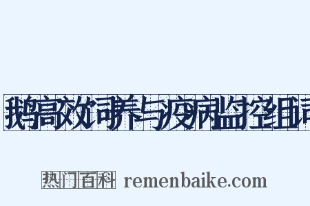 鹅高效饲养与疫病监控组词是什么意思的图片